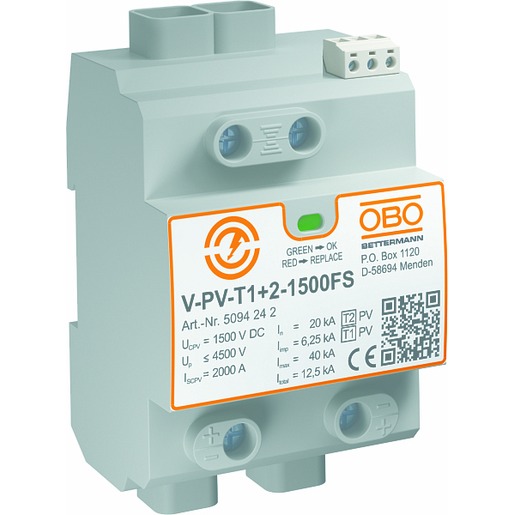 OBO Bettermann V-PV-T1+2-1500FS Pic_1