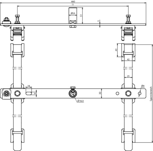 Dehn + Söhne HA 16 2F FG120.300 V2A Pic_1