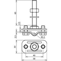 Dehn + Söhne AK ZS 8.10 FL30 GBM10X60 V4A Pic_1