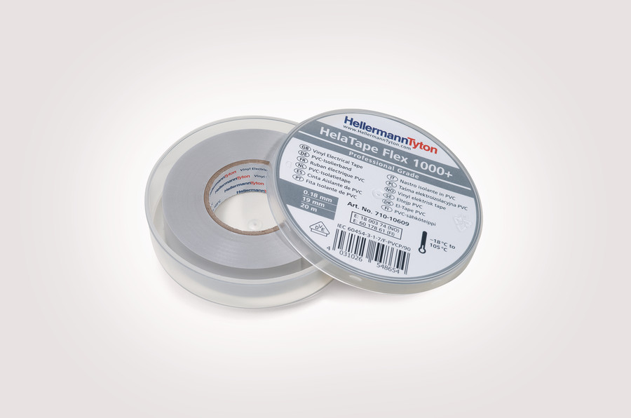 Hellermanntyton HTAPE-FLEX1000+ C 19x20-PVC-GY (20) Pic_2