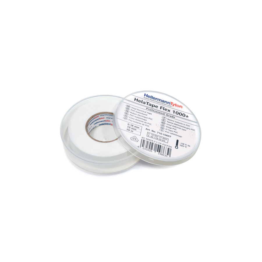 Hellermanntyton HTAPE-FLEX1000+ C 19x20-PVC-WH (20) Pic_2