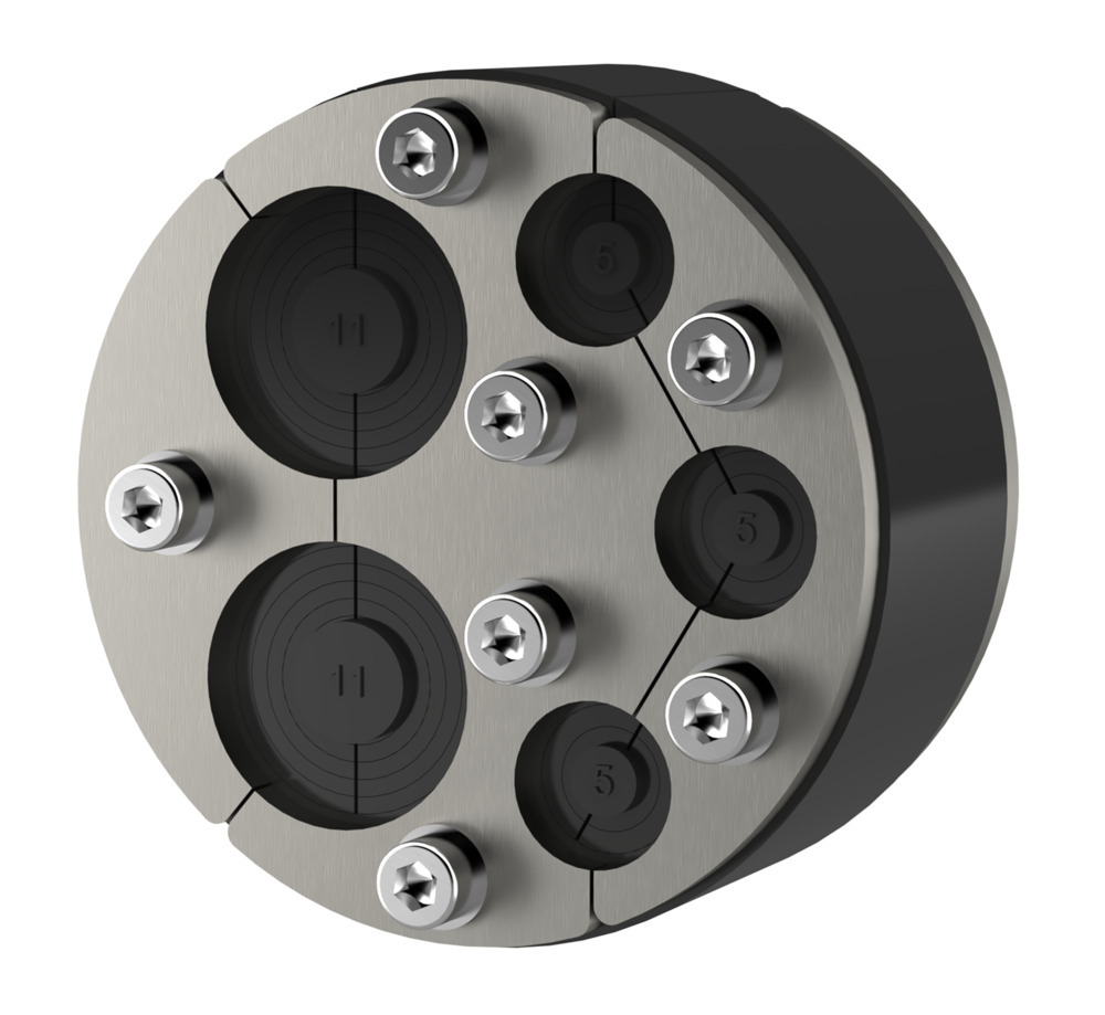Hauff-technik HRD100 SG 2x8-30 3x4-16,5 b40 A2/EPDM55 Pic_1