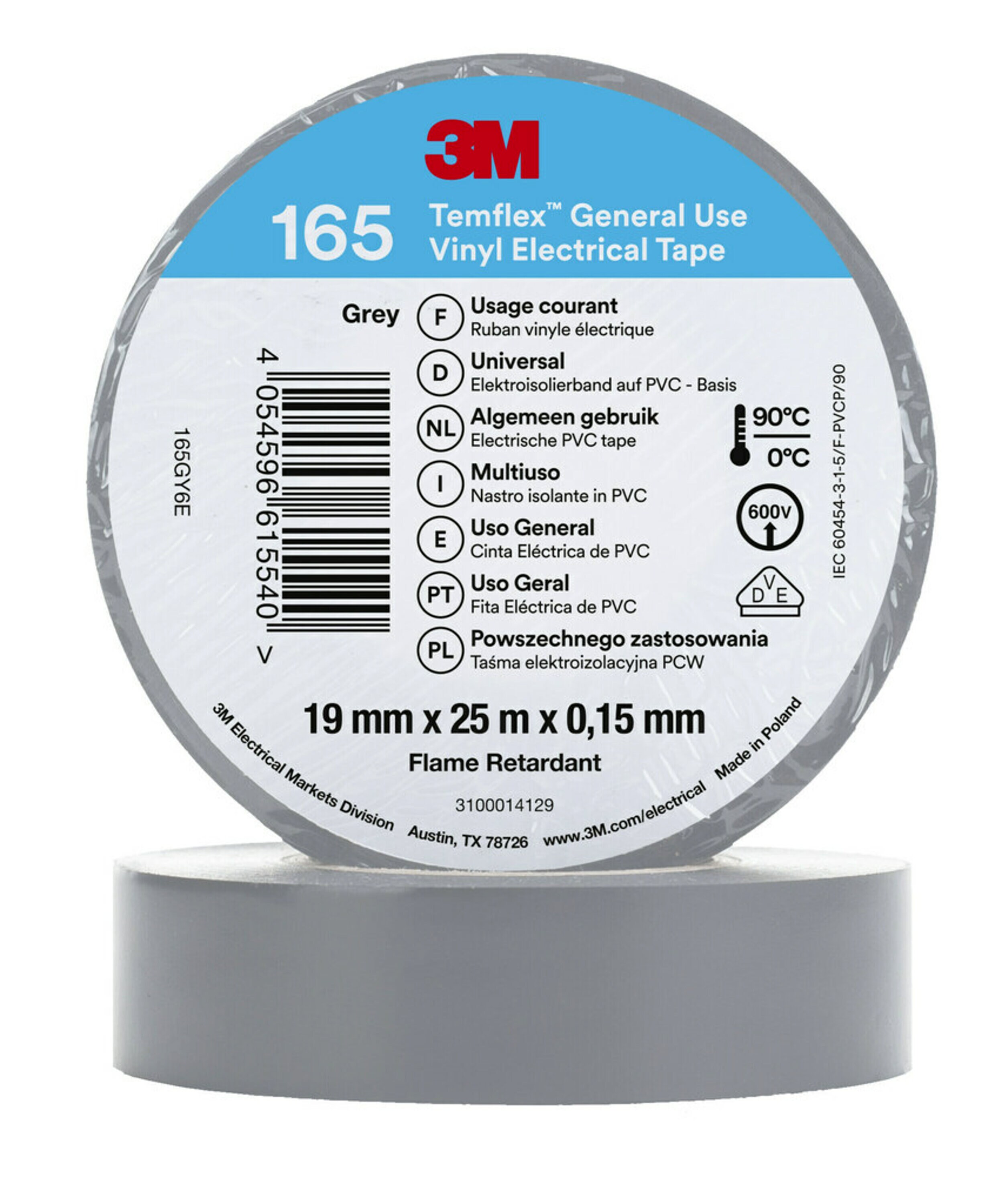 3m Temflex165 19x25Grey Pic_1