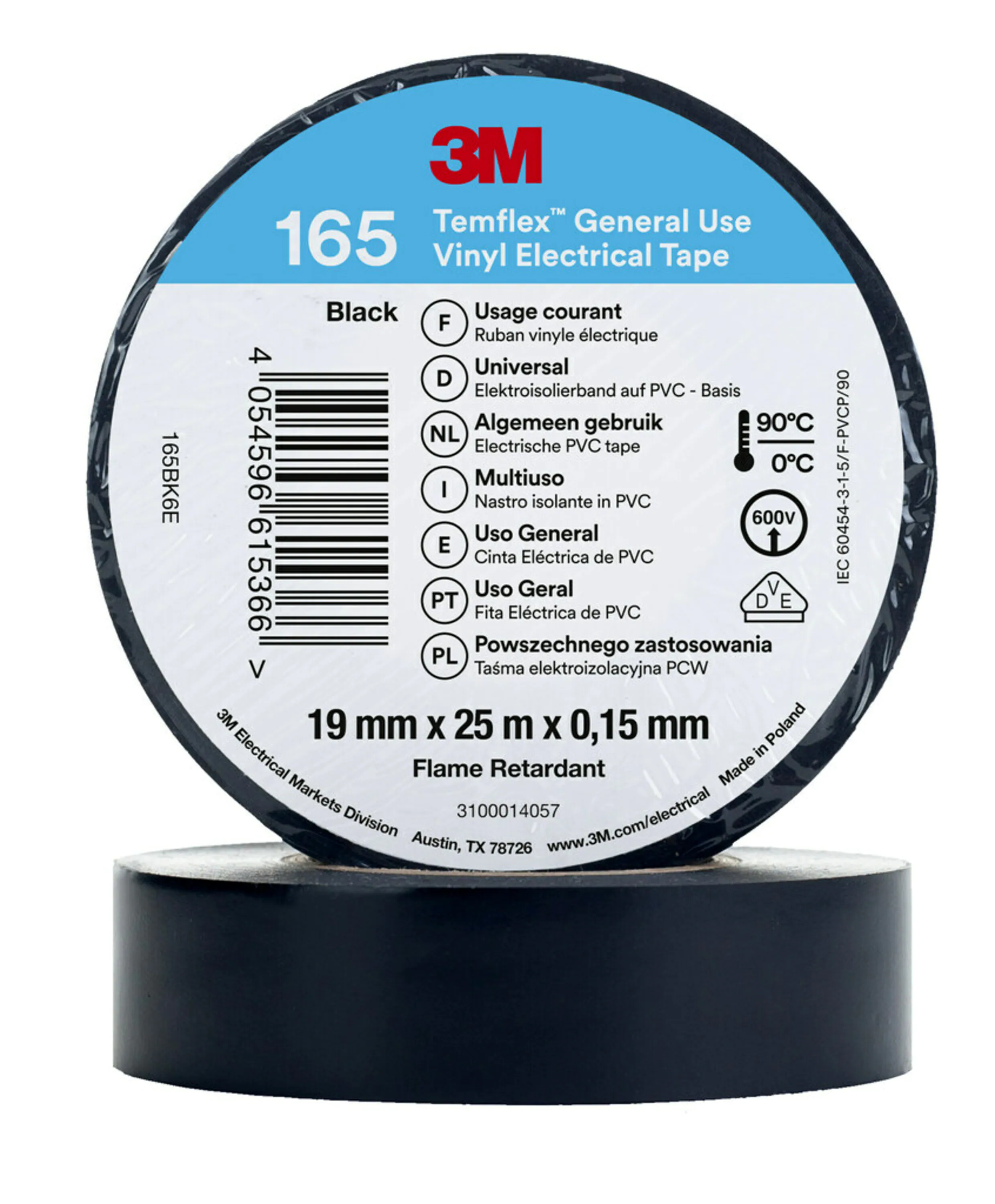 3m Temflex165 19x25Black Pic_1