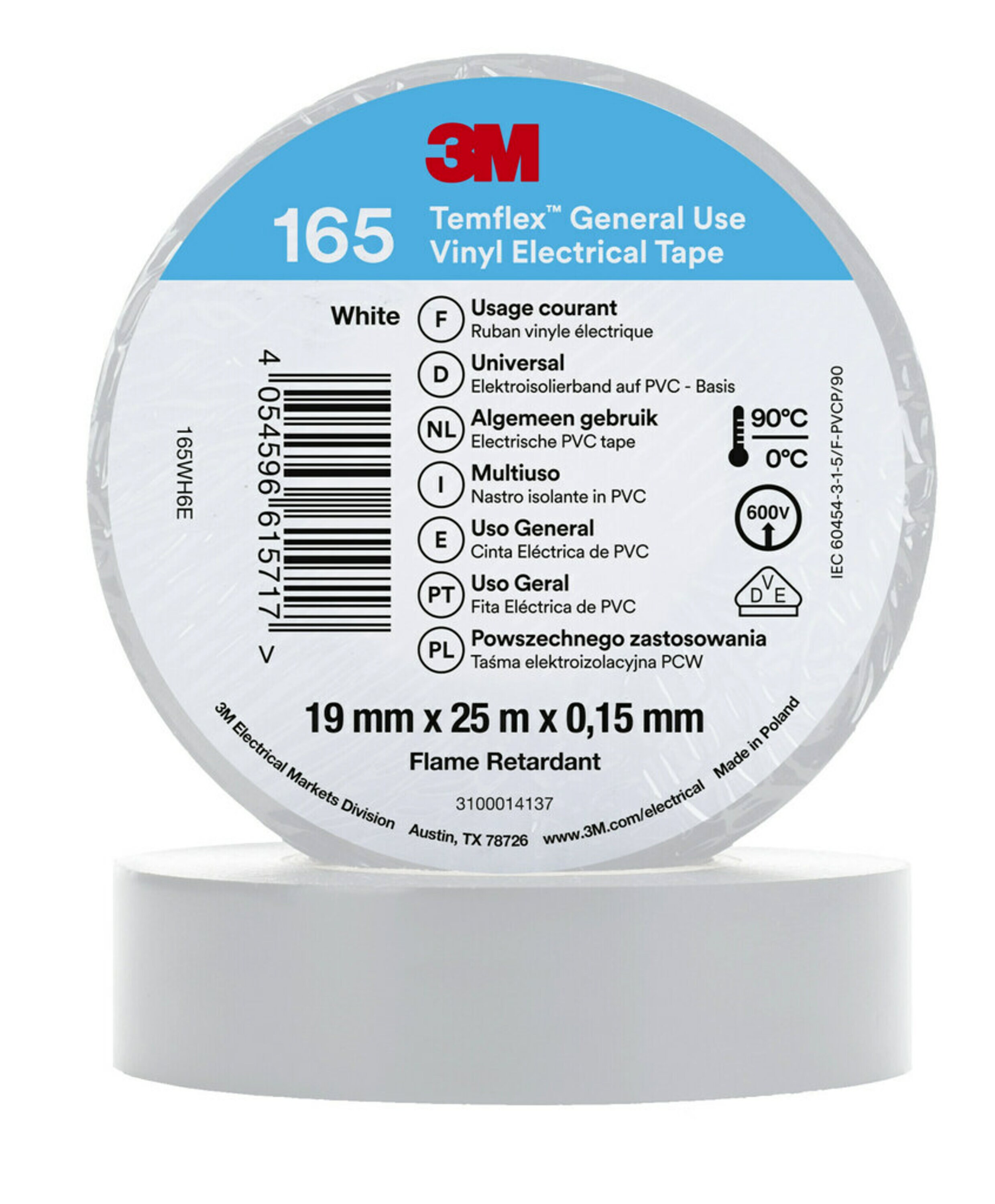 3m Temflex165 19x25White Pic_1