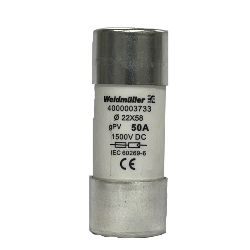 Weidmüller FUSE WSFL 22X58 50A 1K5V GPV Pic_1