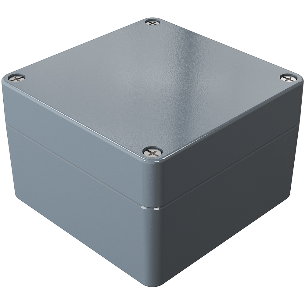Rose Aluminium Standard Gehäuse 140 x 140 x 91 mm Pic_1