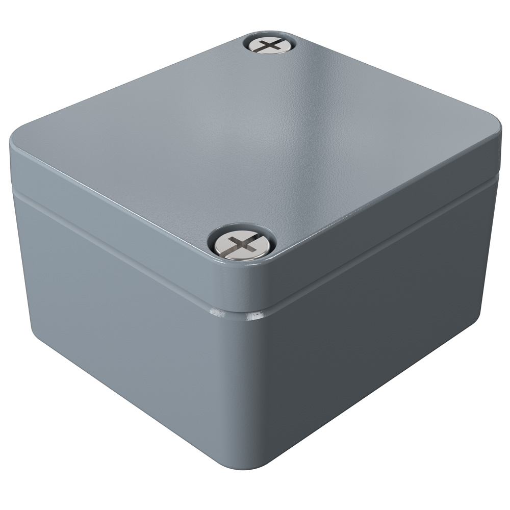 Rose Aluminium Standard Gehäuse 45 x 50 x 30 mm Pic_1
