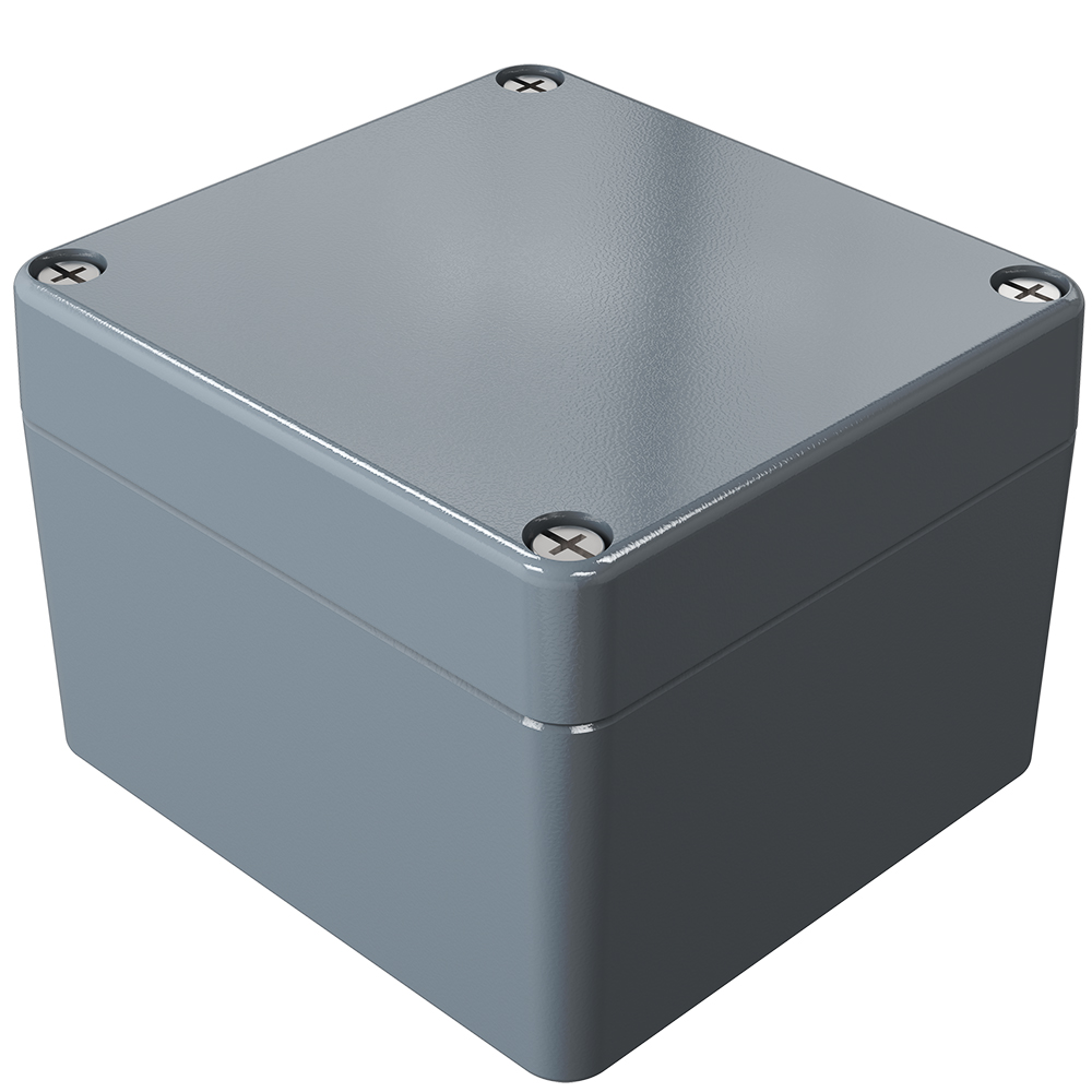 Rose Aluminium Standard Gehäuse 80 x 75 x 57 mm Pic_1