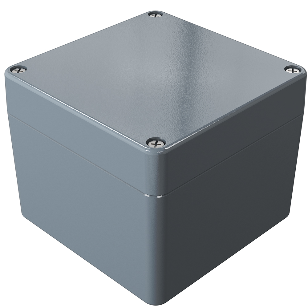 Rose Aluminium Standard Gehäuse 100 x 100 x 81 mm Pic_1