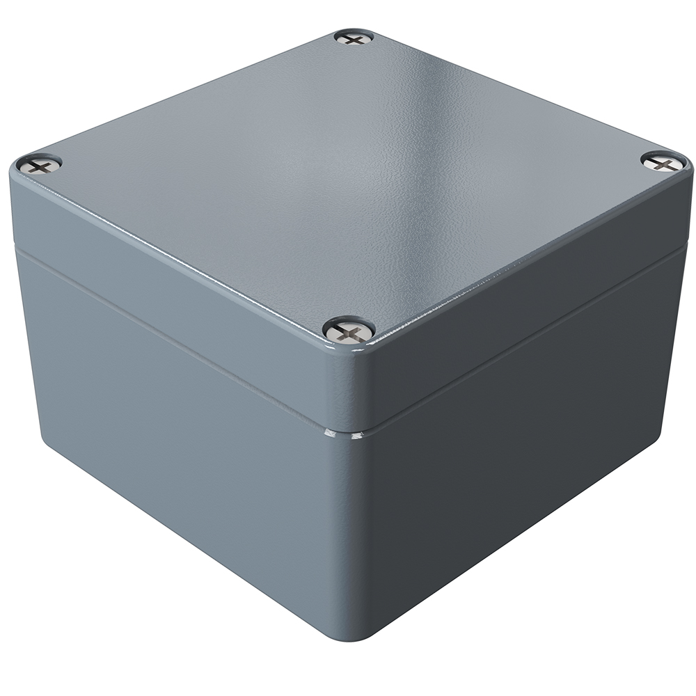 Rose Aluminium Standard Gehäuse 120 x 122 x 81 mm Pic_1