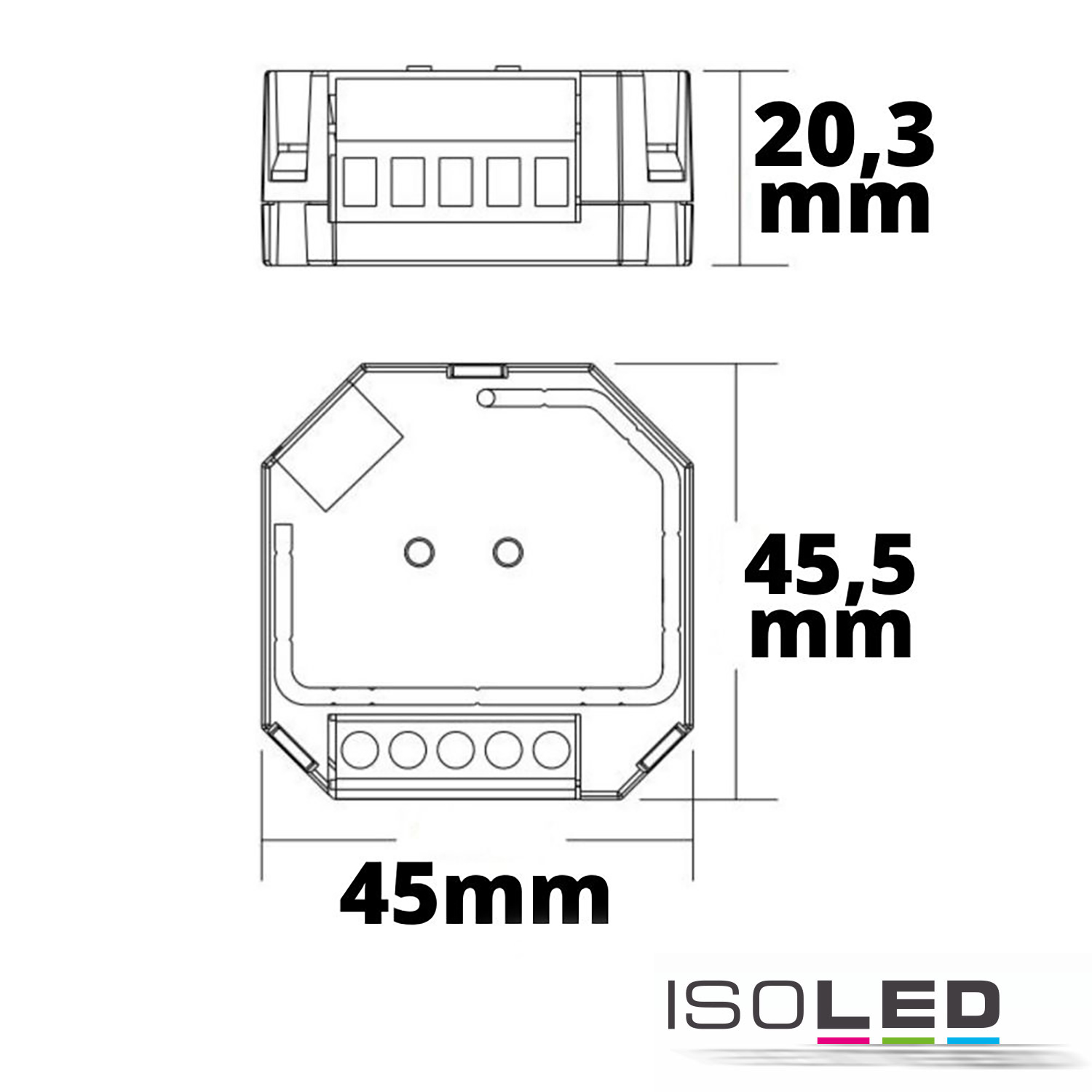 ISOLED DALI-2 DT6 / Push Phasenabschnitt-Dimmer Pic_1
