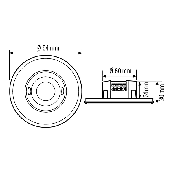 Esylux PD-FLAT 360i/8 ROUND WHITE KNX Pic_2