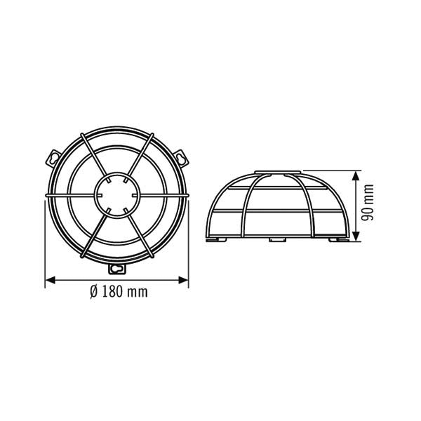 Esylux BASKET GUARD ROUND LARGE Pic_1