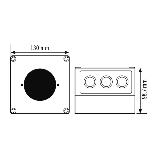 Esylux COMPACT APC MOUNTING BOX IP54 SM GY Pic_2