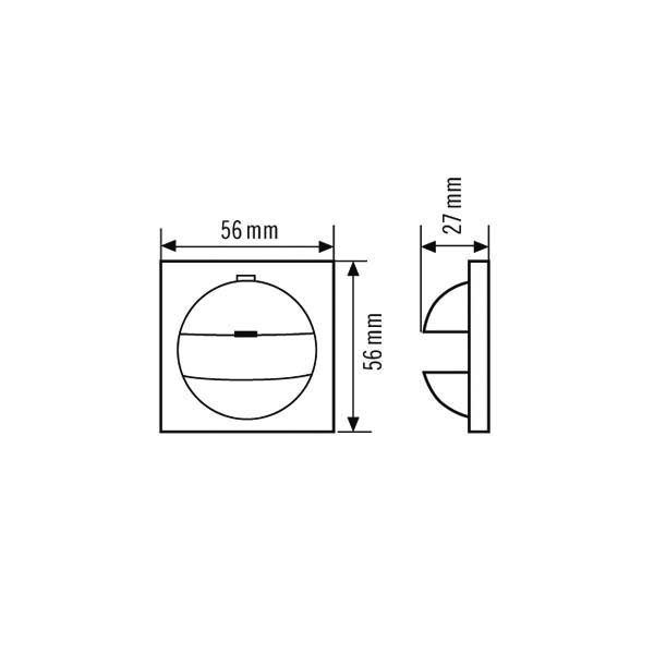 Esylux COVER ELK RS/PLUS IP20 WH Pic_1