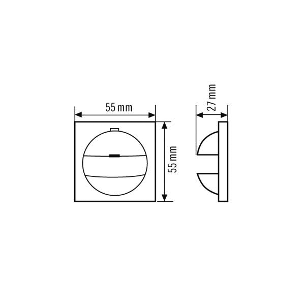Esylux Abdeckung IP20-BS1 polar Pic_1