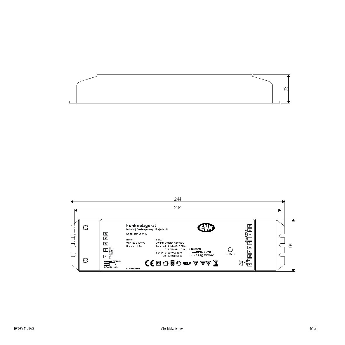 Evn EFDP24100VS Pic_1
