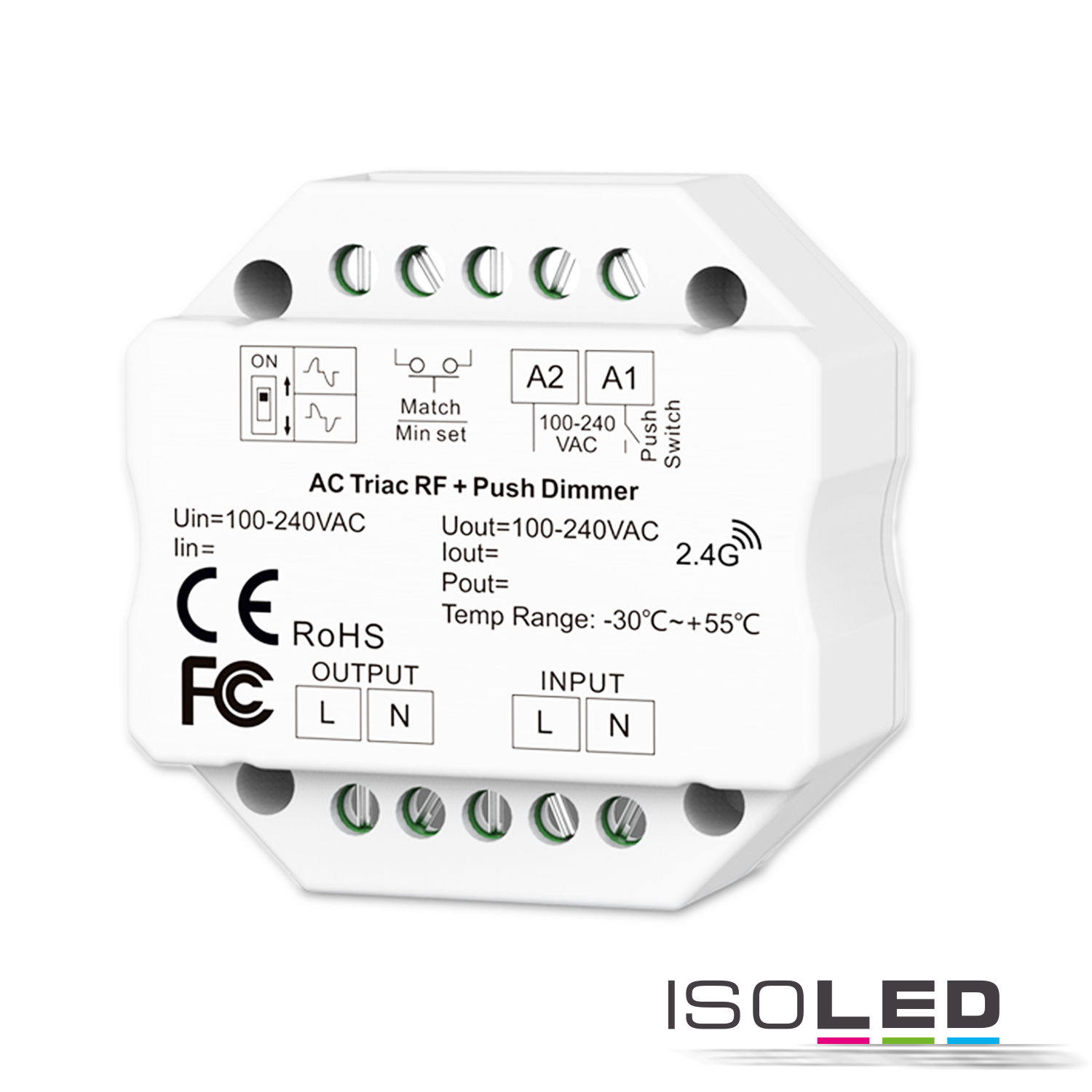 ISOLED Sys-Pro Universal-Push/Funk Mesh-Dimmer Pic_1