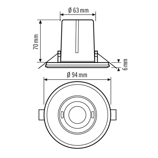 Esylux MD-FLAT-E 360i/8 ROUND WHITE Pic_2