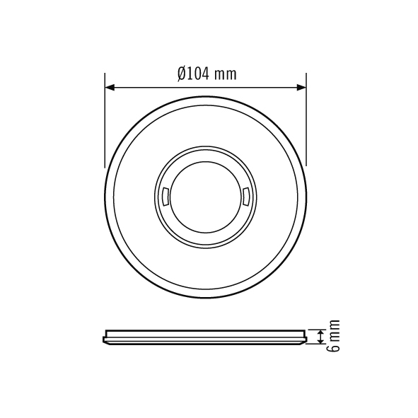 Esylux FLAT COVER LARGE ROUND BK Pic_1