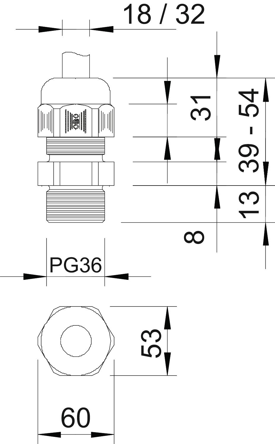 OBO Bettermann V-TEC PG36 LGR Pic_1