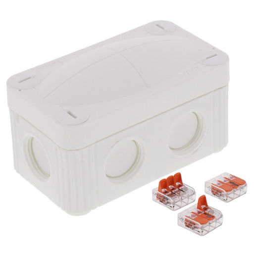 Wiska COMBI 206 WH / 3xWAGO 221-413 Pic_1