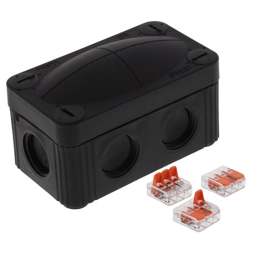 Wiska COMBI 206 BK / 3xWAGO 221-413 Pic_1