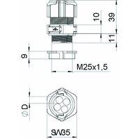 OBO Bettermann V-TEC TB25 4x8 Pic_1