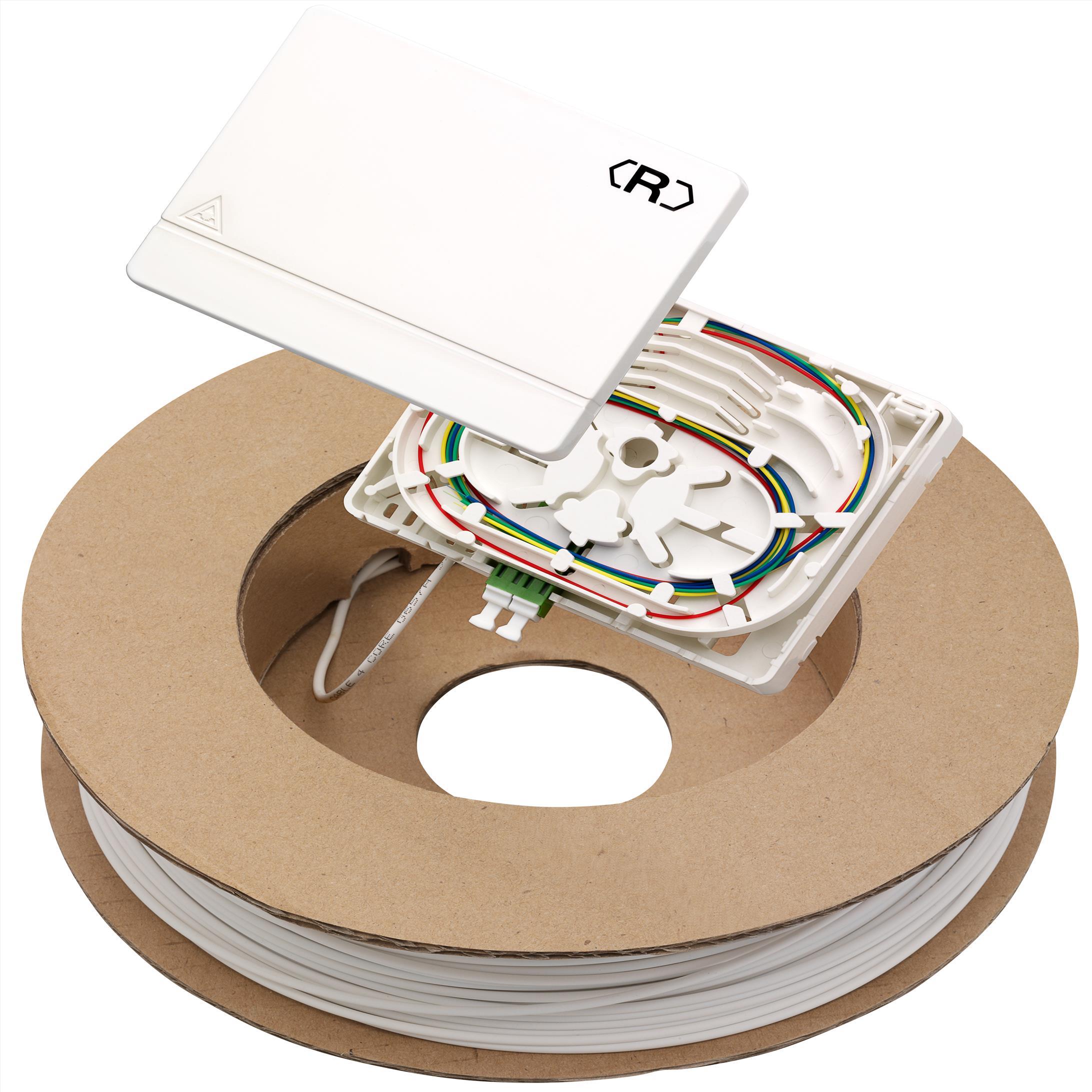Rutenbeck FTTH-Anschlussset 2xLC-D OS2 APC 30m Pic_1