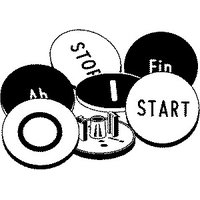 Stahl R. Tastenschild sw I Pic_1