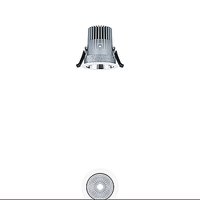 Zumtobel PANOS EVO R68 10W LED830 SP-AL WH Pic_1