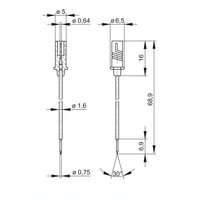 Hirschmann MICRO-PRUEF MPS 2 0,64 FT schwarz / black Pic_1