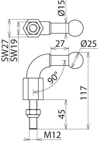 Dehn + Söhne KFP 25 W90 M12 45SSM Pic_1