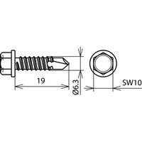 Dehn + Söhne BSC 6.3X19 SW10 V2A Pic_1