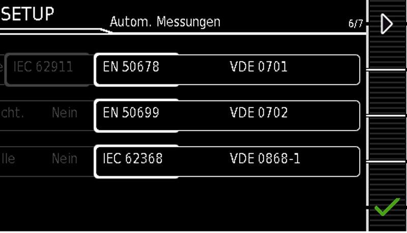 Gossen Metrawatt UPDATE EN50678/50699 M7050 Pic_1