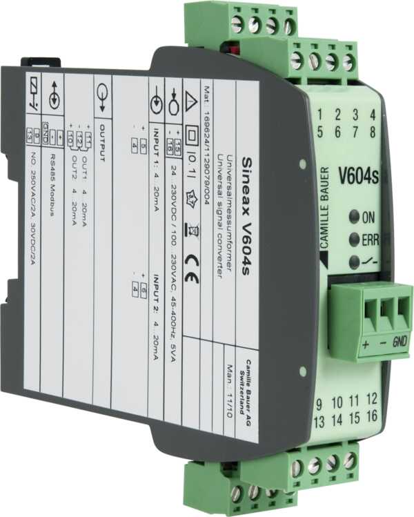 GOSSEN METRAWATT GMBH SINEAX V604s 24/100...230VDC/AC Pic_1