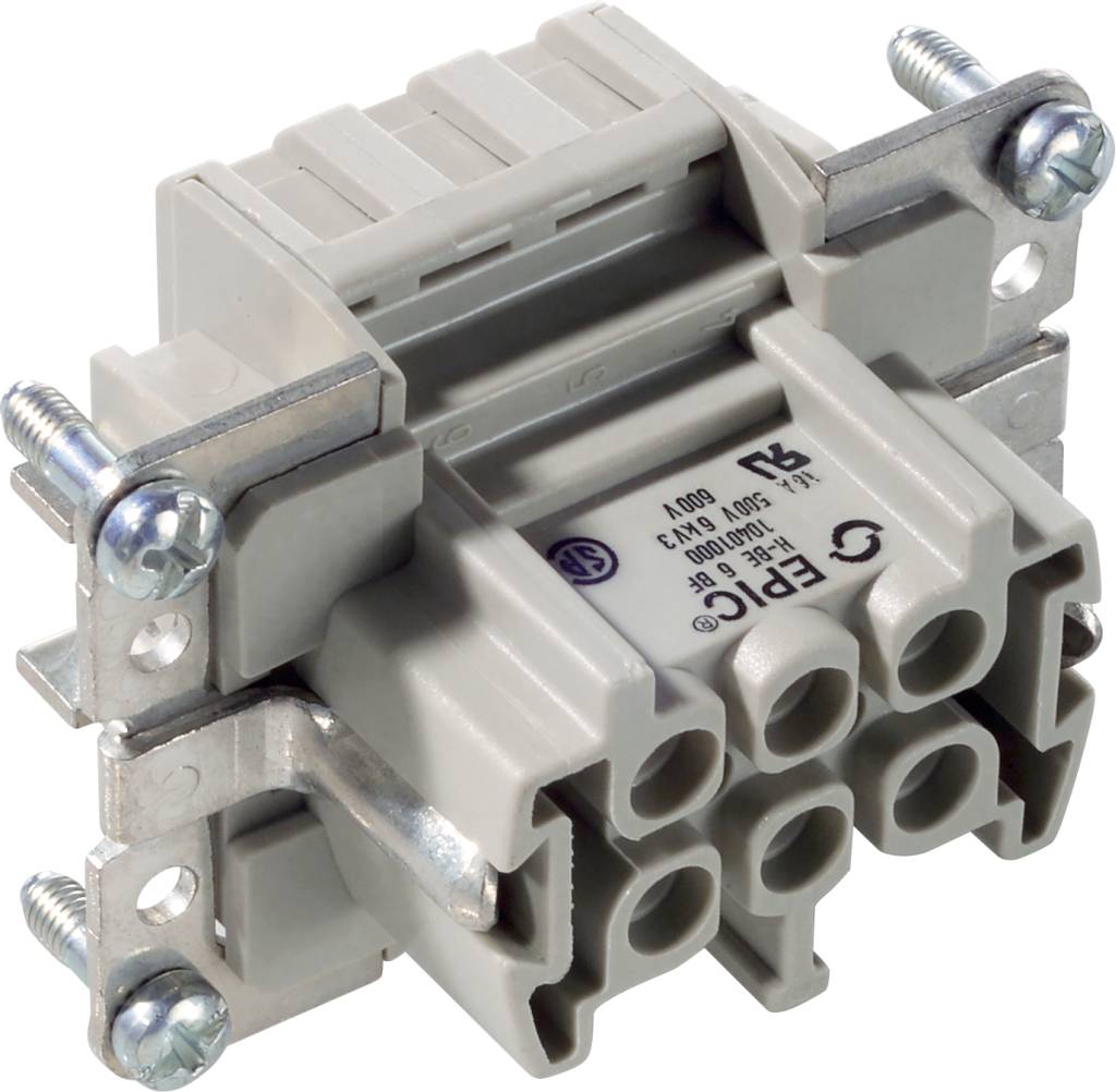 U.I. Lapp GmbH / Lappkabel H-BE 6 SF STECKEREINSATZ M.KLEMMFEDER. Pic_2