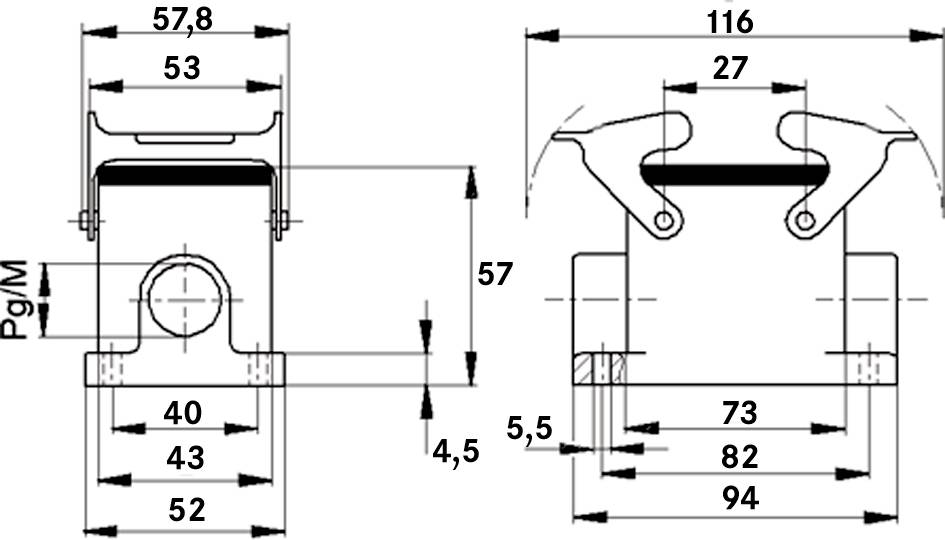 U.I. Lapp GmbH / Lappkabel H-B 10 SGRL M25 ZW. SOCKELGEHAEUSE Pic_3