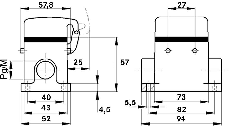 U.I. Lapp GmbH / Lappkabel H-B 10 SDR-BO M20 ZW. SOCKELGEHAEUSE Pic_3
