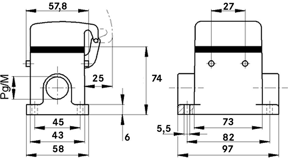 U.I. Lapp GmbH / Lappkabel H-B 10 SDRH-BO 21 ZW. SOCKELGEHAEUSE Pic_3