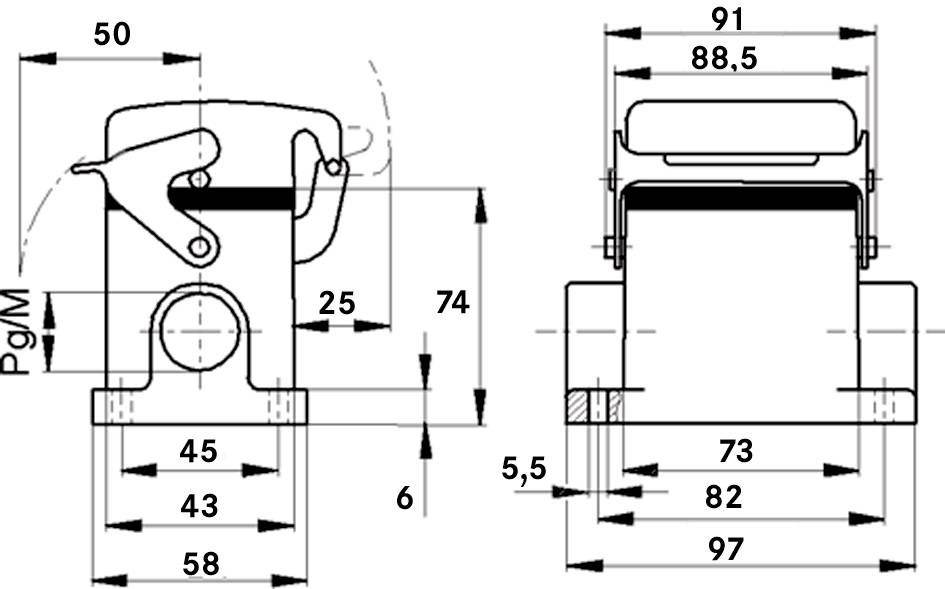 U.I. Lapp GmbH / Lappkabel H-B 10 SDRH-LB 21 ZW. SOCKELGEHAEUSE Pic_2