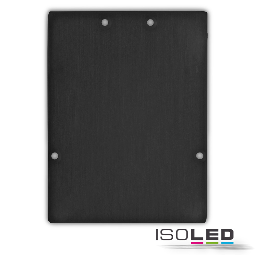 ISOLED Endkappe EC74 Aluminium schwarz Pic_1