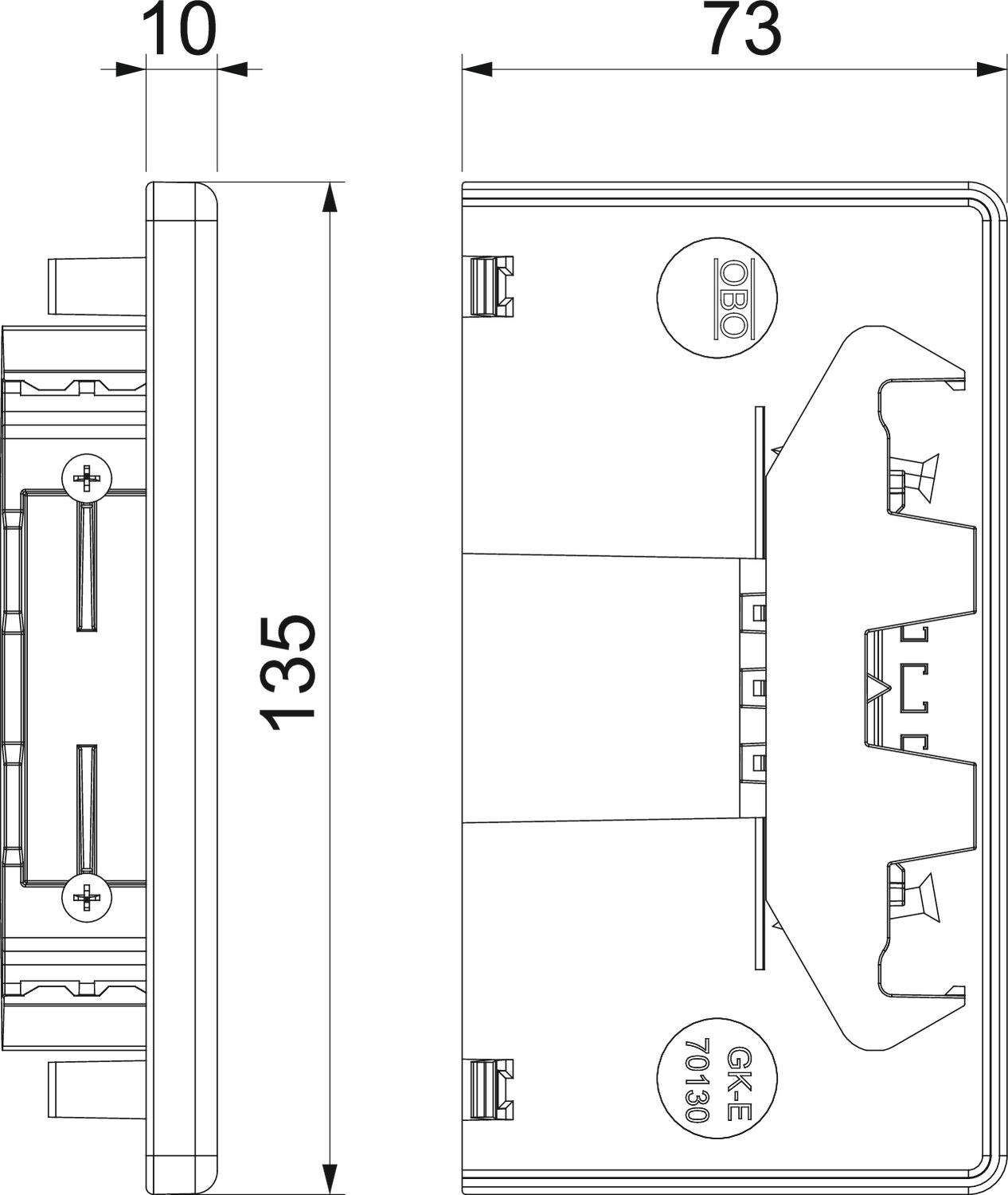 OBO Bettermann GK-E70130RW Pic_1