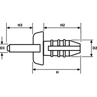 Hellermanntyton HTWD-R4 PA6 BU 1000 Pic_3