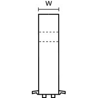 Hellermanntyton HTWD-BWR-80X80 PC/ABS BK 10 Pic_2