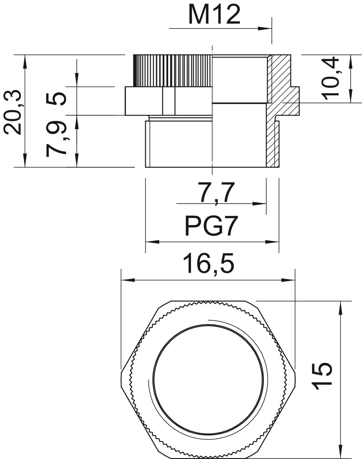 OBO Bettermann 107 ADA PG7-M12 Pic_1
