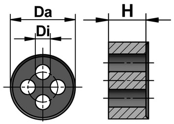 Flexa DE-M, TPE, M32, 3x8 Pic_1