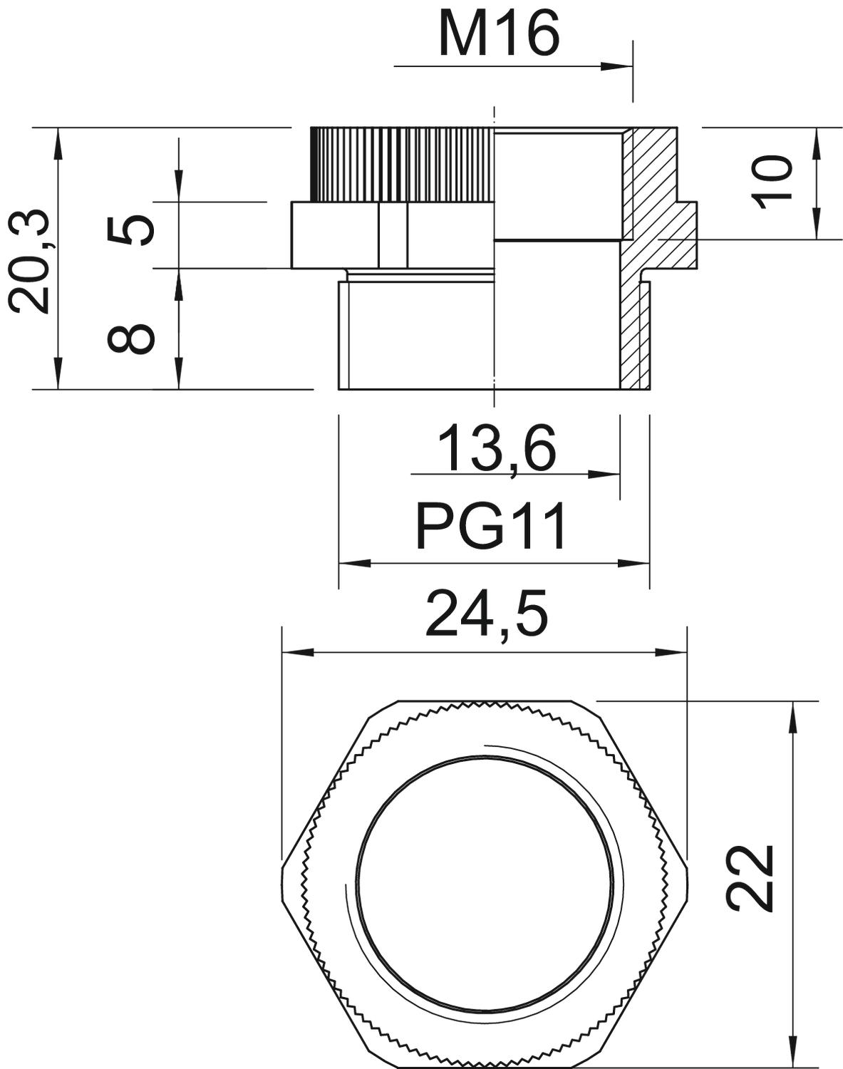 OBO Bettermann 107 ADA PG11-M16 Pic_1
