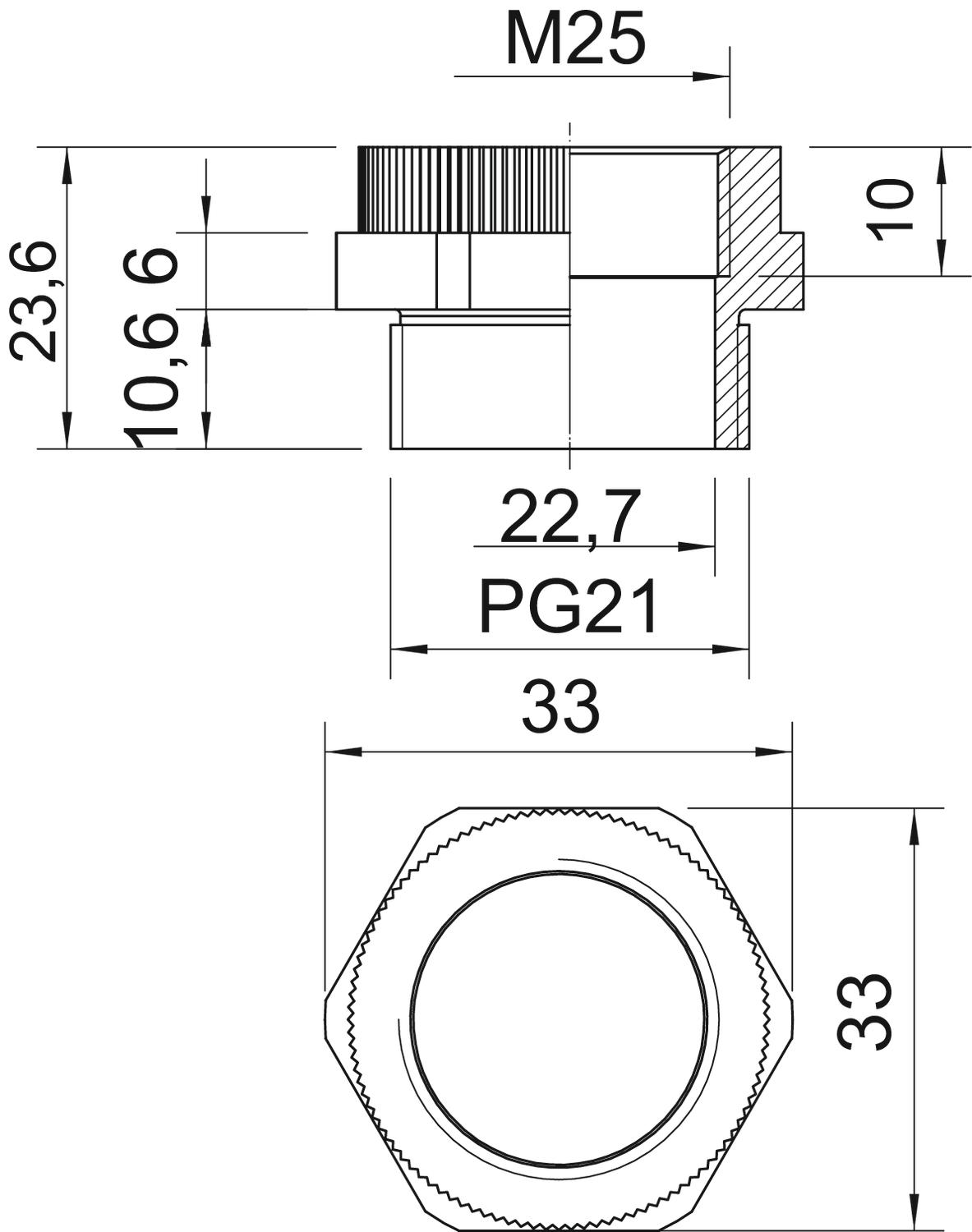 OBO Bettermann 107 ADA PG21-M25 Pic_1